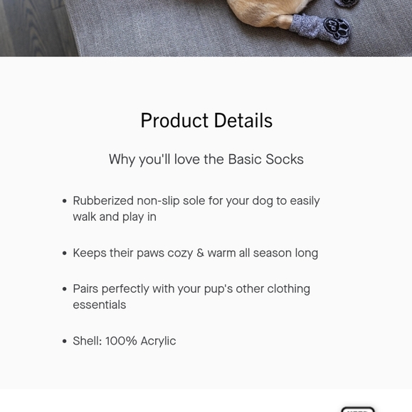 Canada Pooch The Basic Sock Size S - Picture 9 of 9